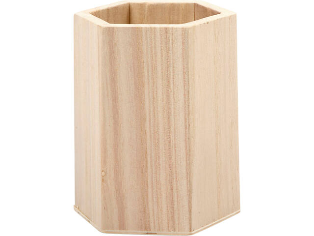 Pennenbak Creativ Company zeshoek 10.5x8cm triplex