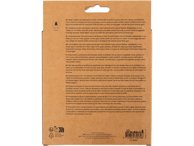Multistift Creativ Company 4mm set 12 kleuren