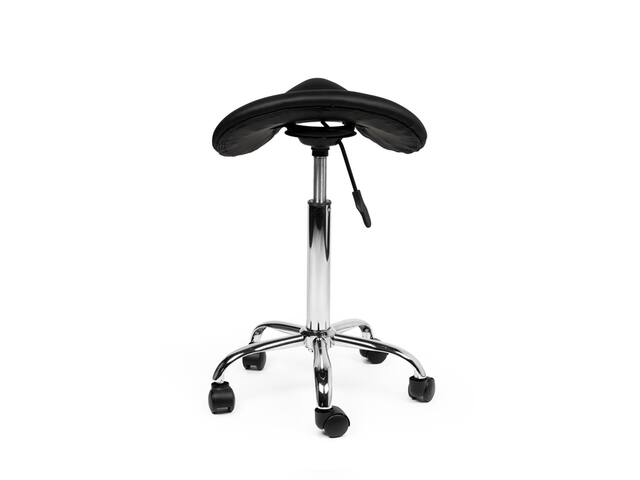 Zadelkruk Office medium harde wielen zw