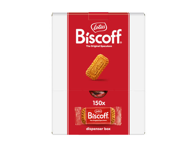 Koekjes Lotus Biscoff speculoos dispenser 150 st