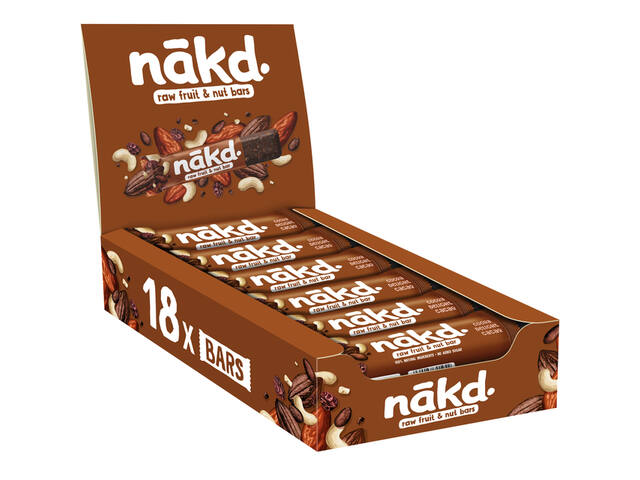Fruit notenreep NAKD cocoa delight 18x35 gram