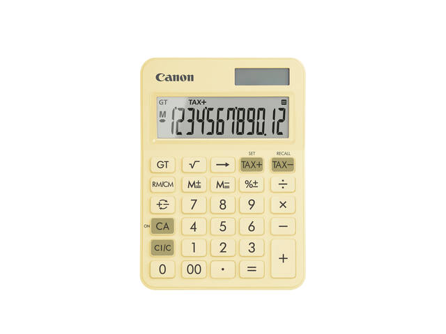 Rekenmachine Canon LS-125KB geel