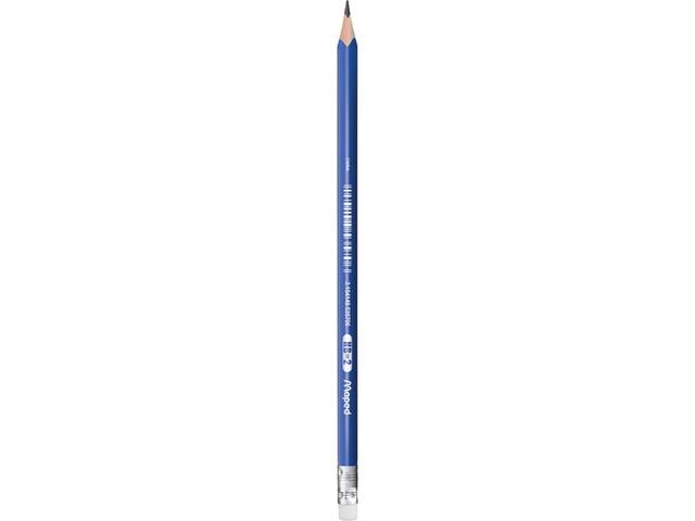 Potlood Maped Kidy Learn met vingerhulp blauw