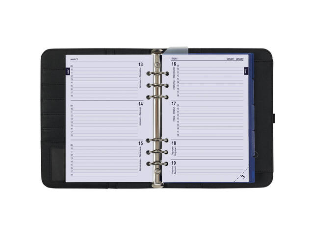 Organizer Kalpa A5 + ag26-27 7d/2p nerf zwart