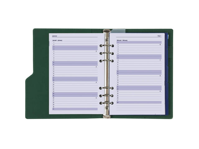Organizer Kalpa Clipb A5 + ag26-27 7d/2p groen