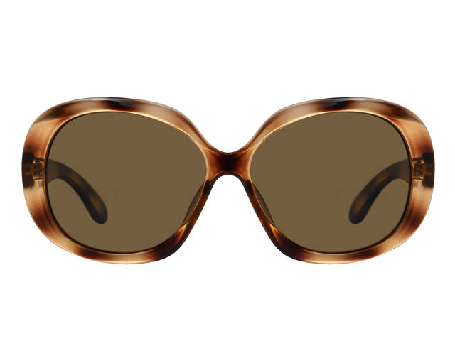 Zonnebril Montana bruin polar glas glans demi