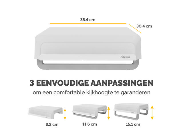 Monitorstandaard Fellowes Breyta wit