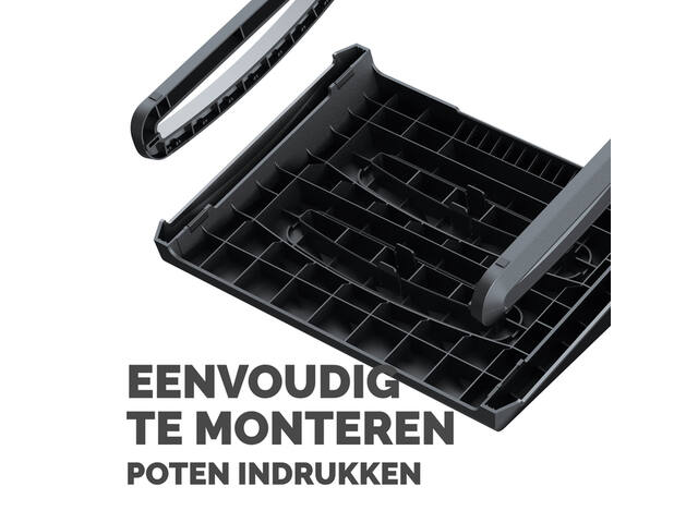 Voetensteun Fellowes Breyta zwart