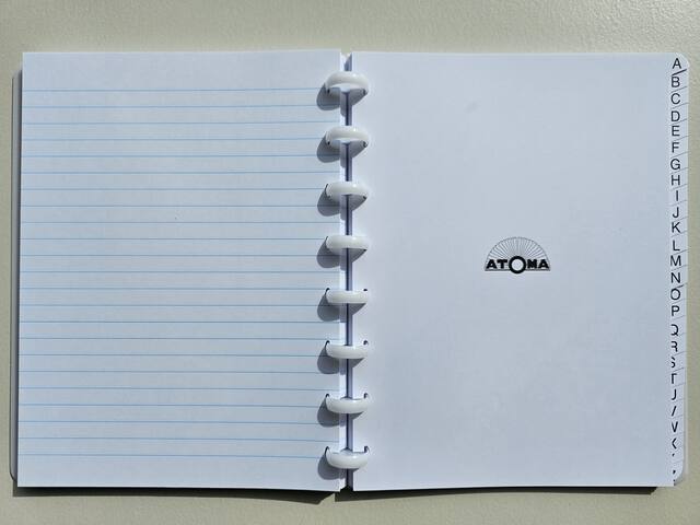 Adresboek Atoma A5 lijn 54vel PP