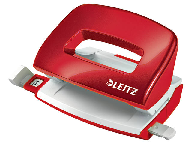 Perforator Leitz NeXXt WOW mini 10 vel rood
