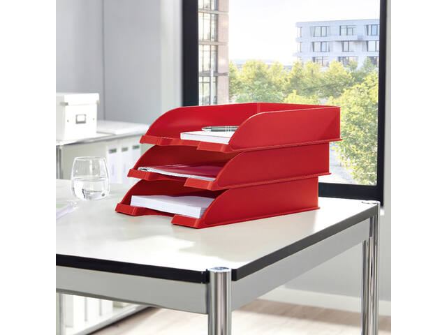 Brievenbak Leitz WOW A4 rood