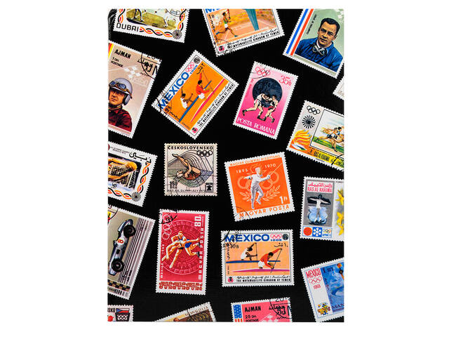 Postzegelalbum Exacompta 22.5x30.5cm 16 pagina s