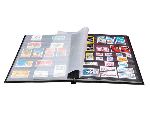 Postzegelalbum Exacompta 22.5x30.5cm 16 pagina s