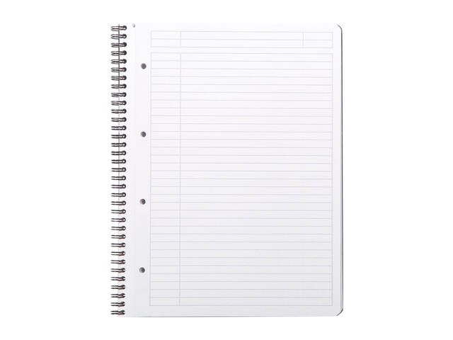 Notbk Rhodia Greenbook A4+ lijn 4-g 180pag zwart