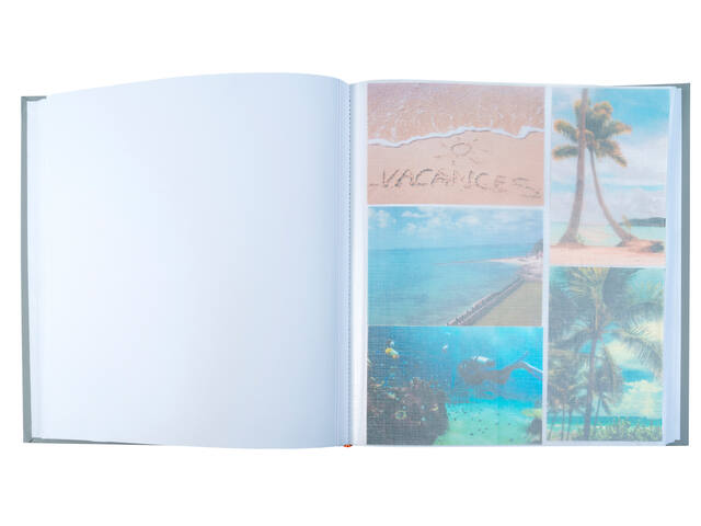 Fotoalbum Exacompta 29x32cm 60pag Ellipse grijs
