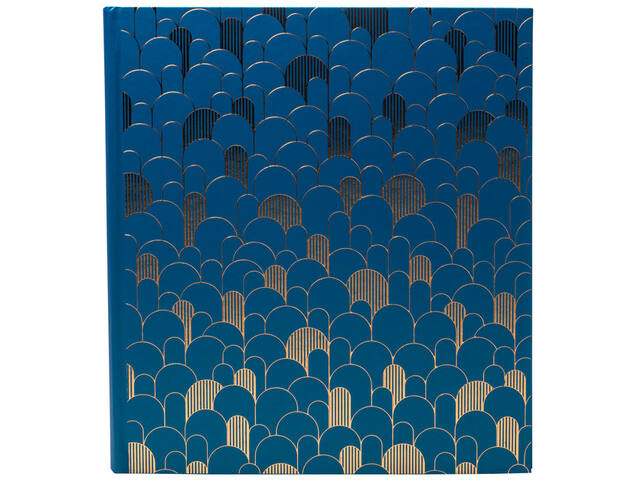 Fotoalbum Exacompta 29x32cm 60pag Neo Deco blauw