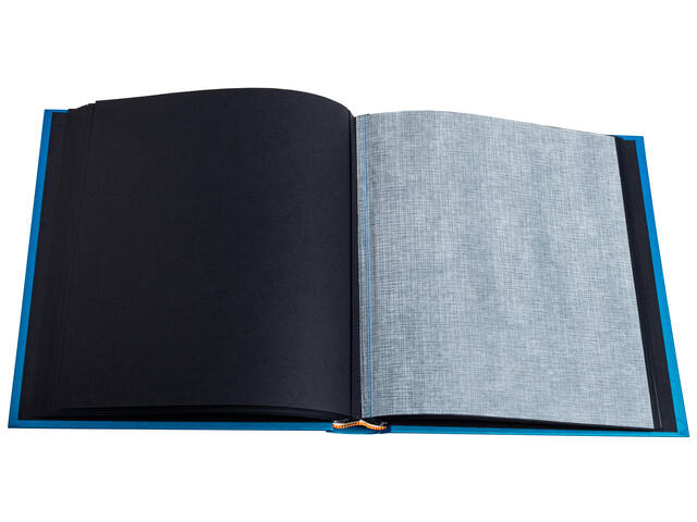 Fotoalbum Exacompta 29x32cm 60pag Neo Deco blauw
