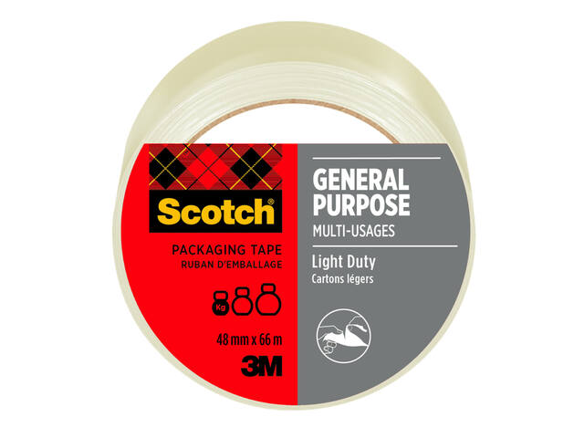 Verpakkingstape Scotch 4501T66 48mmx66m helder