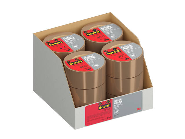 Verpakkingstape Scotch 4501B66 48mmx66m bruin