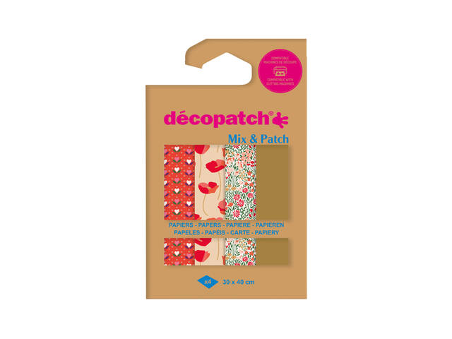 Hobbypapier Decopatch 30x40 4v Love in the Meadow