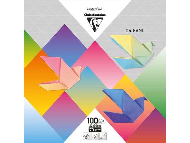 Origami Clairefontaine Gradient 20x20 100v 80gram