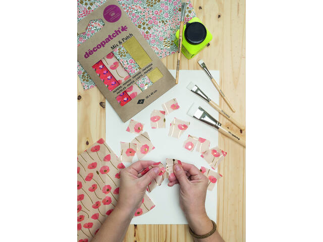 Hobbypapier Decopatch 3x3cm 11.000 stuks ass