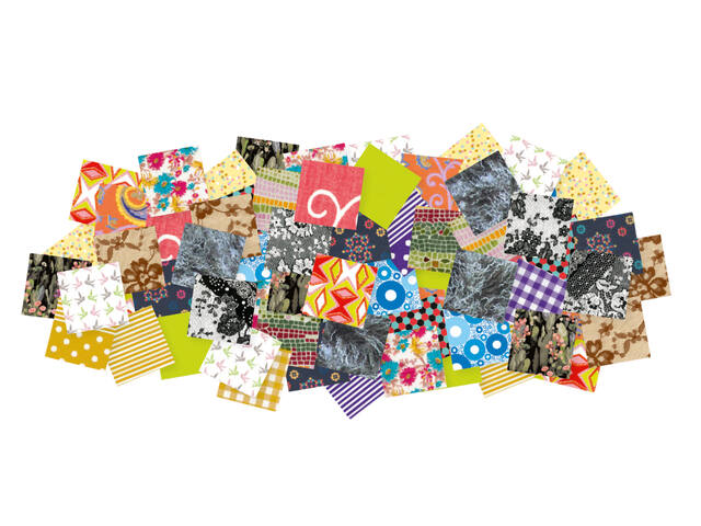 Hobbypapier Decopatch 3x3cm 11.000 stuks ass