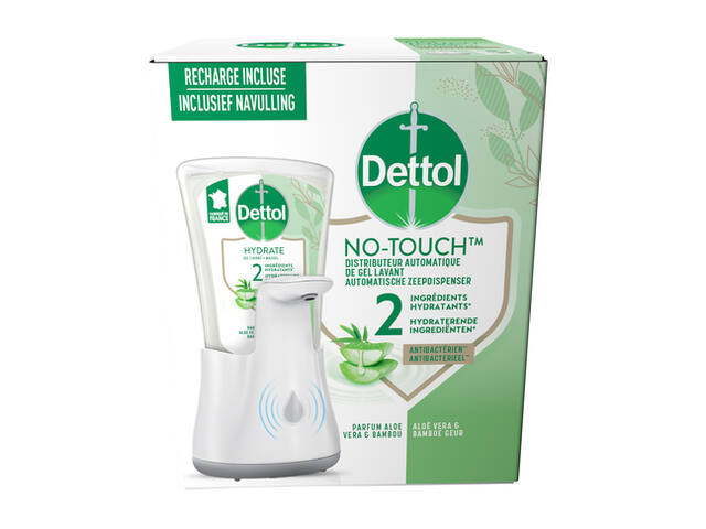 Handzeepdispenser Dettol Hydrating No Touch Kit