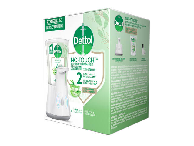 Handzeepdispenser Dettol Hydrating No Touch Kit