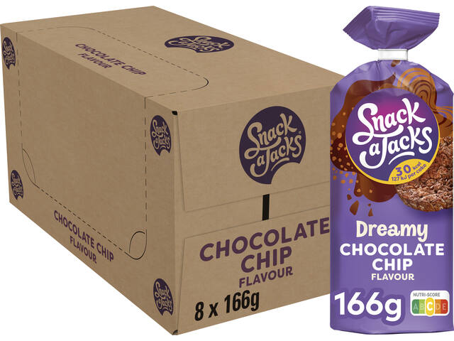 Rijstwafel Snack-a-Jacks chocololate chip