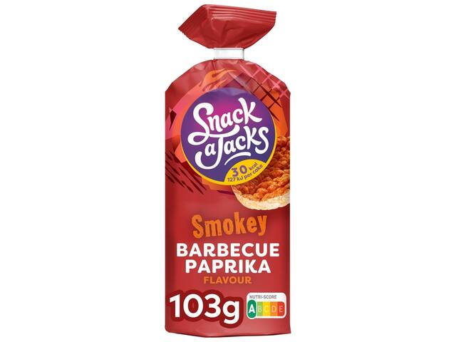 Rijstwafel Snack-a-Jacks BBQ paprika