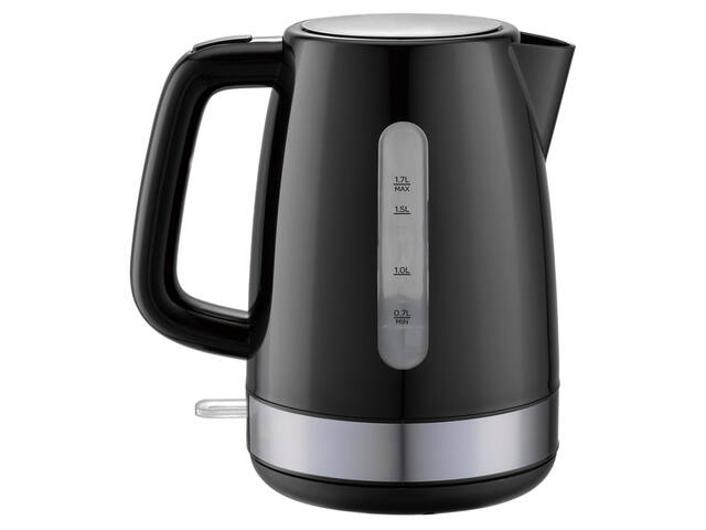 Waterkoker Inventum 1.7 liter zwart met rvs