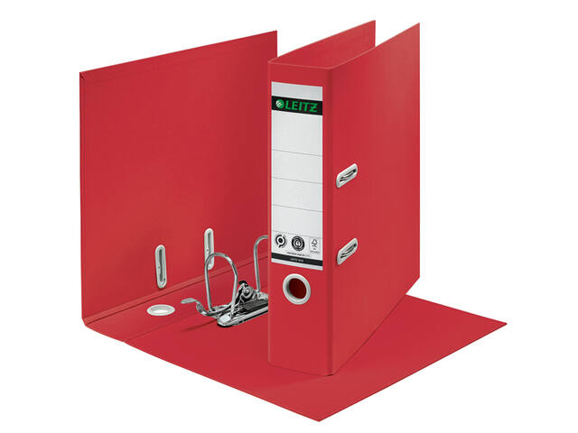 Ordner Leitz Recycle 180  80mm rood
