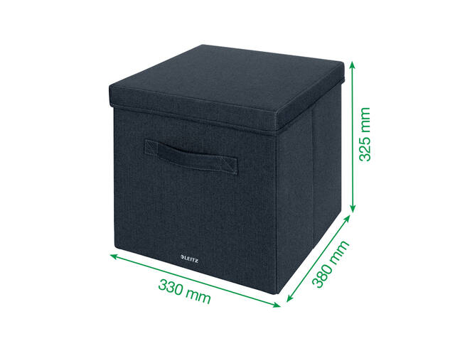 Opbergdoos Leitz gestof met deksel 330x325x380