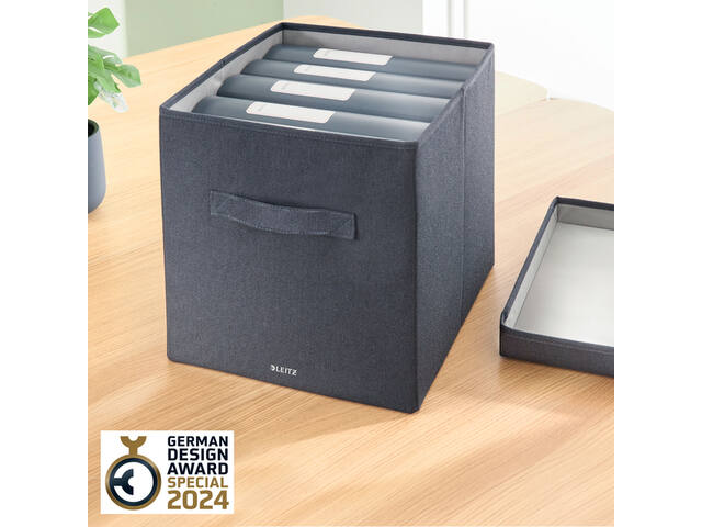 Opbergdoos Leitz gestof met deksel 330x325x380