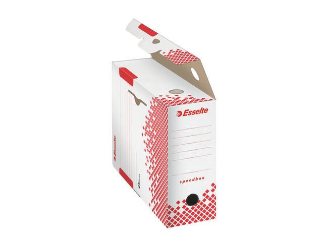 Archiefdoos Esselte Speedbox 100x250x350mm wt