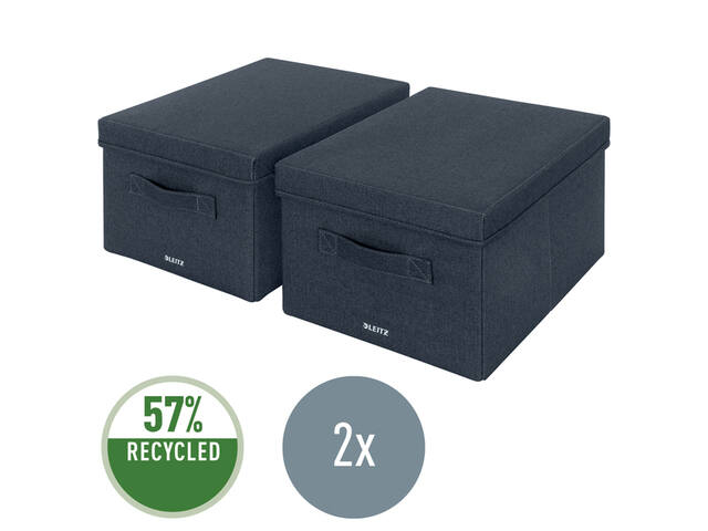 Opbergdoos Leitz gestof met deksel 285x203x380