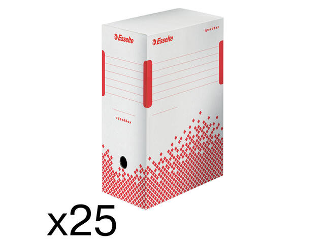 Archiefdoos Esselte Speedbox 150x250x350mm wt