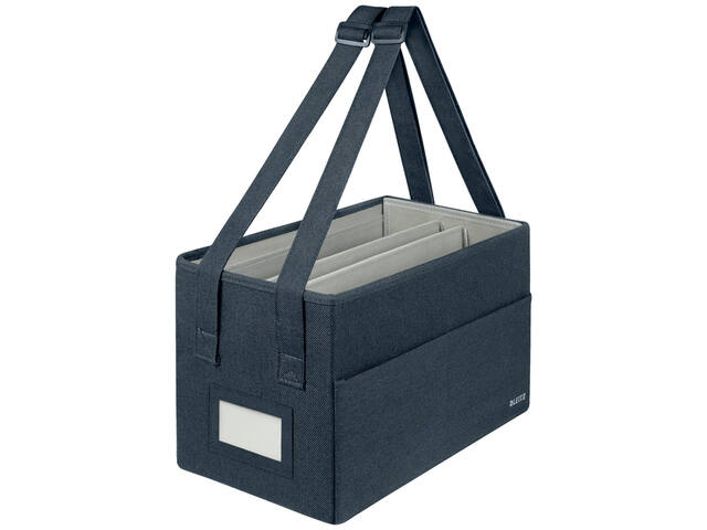 Opbergtas Leitz gestoffeerd 200x210x355mm gr