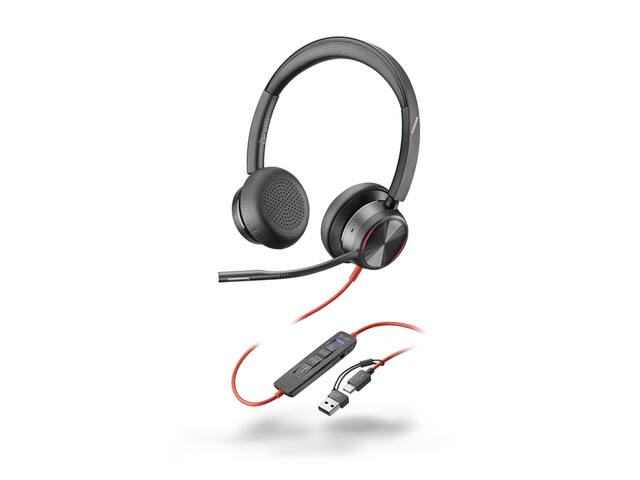 Headset HP POLY Blackwire 8225 Stereo USB-C