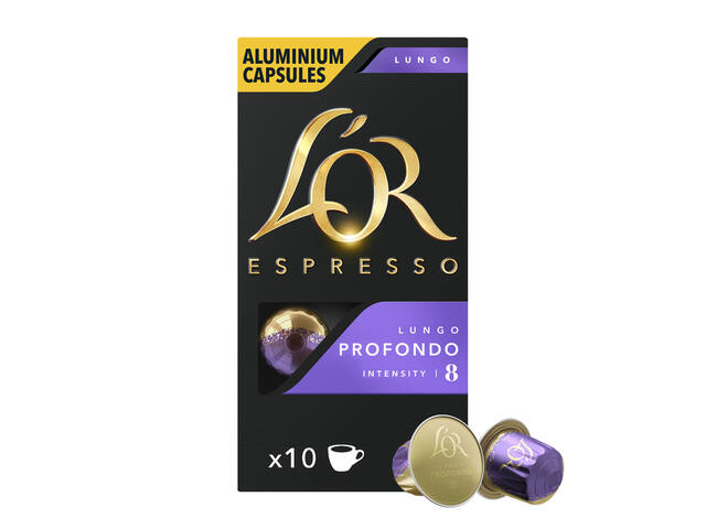 Koffiecups L Or espresso Lungo Profondo 10 stuks