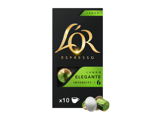 Koffiecups L Or espresso Lungo Elegante 10 stuks