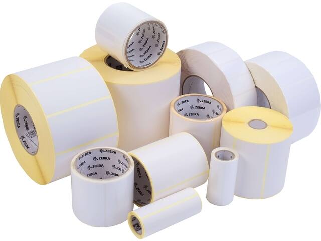Labeletiket Zebra 3000T 800350-152 102x152mm wit