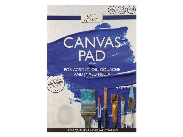 Canvasblok Nassau fine art 24x30cm katoen 10 vel