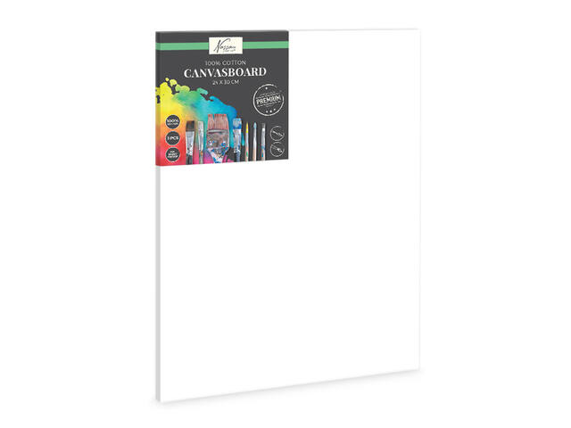 Canvasboard 24x30cm 100pro katoen 3st
