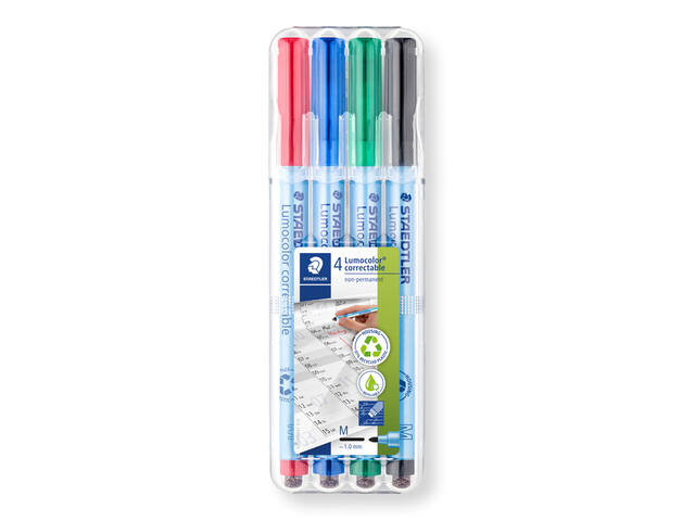 Viltstift Staedtler OHP Lumo M 305 non perm ass