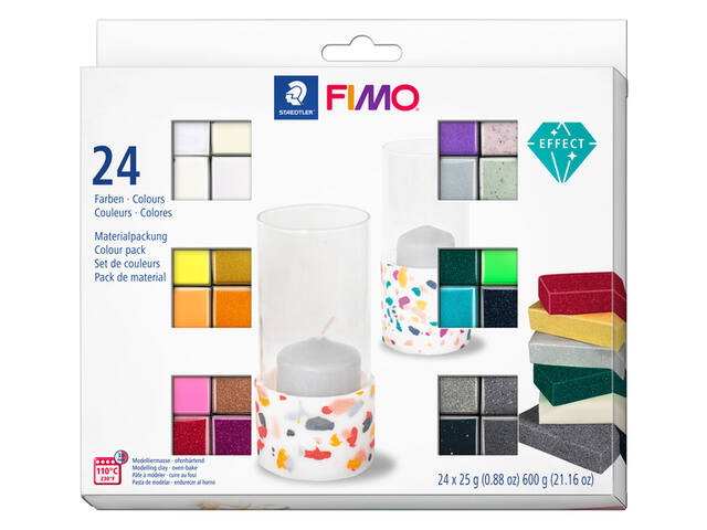Klei Fimo Staedtler colourpack 24 kleuren
