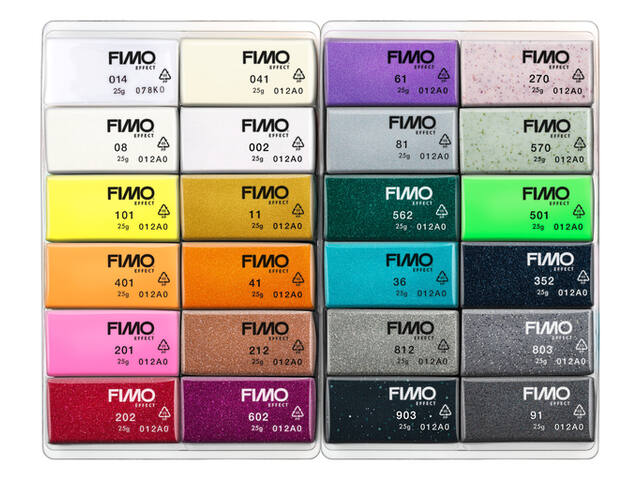 Klei Fimo Staedtler colourpack 24 kleuren