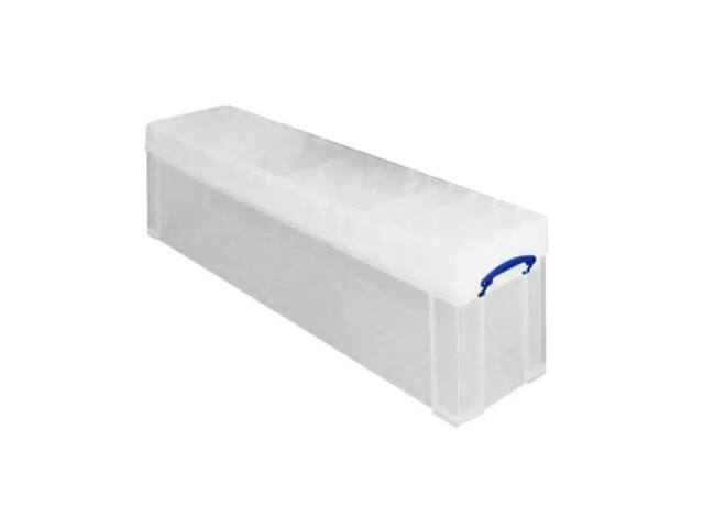 Opbergbox Really Useful 77 liter transparant wit