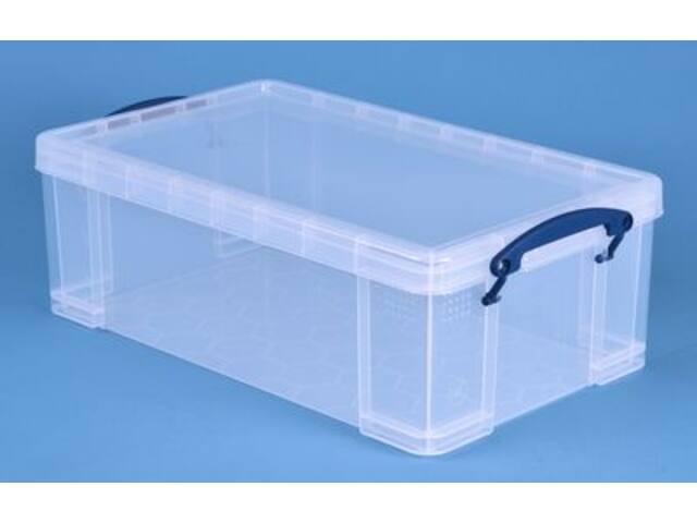 Opbergbox Really Useful 12 liter transparant wit